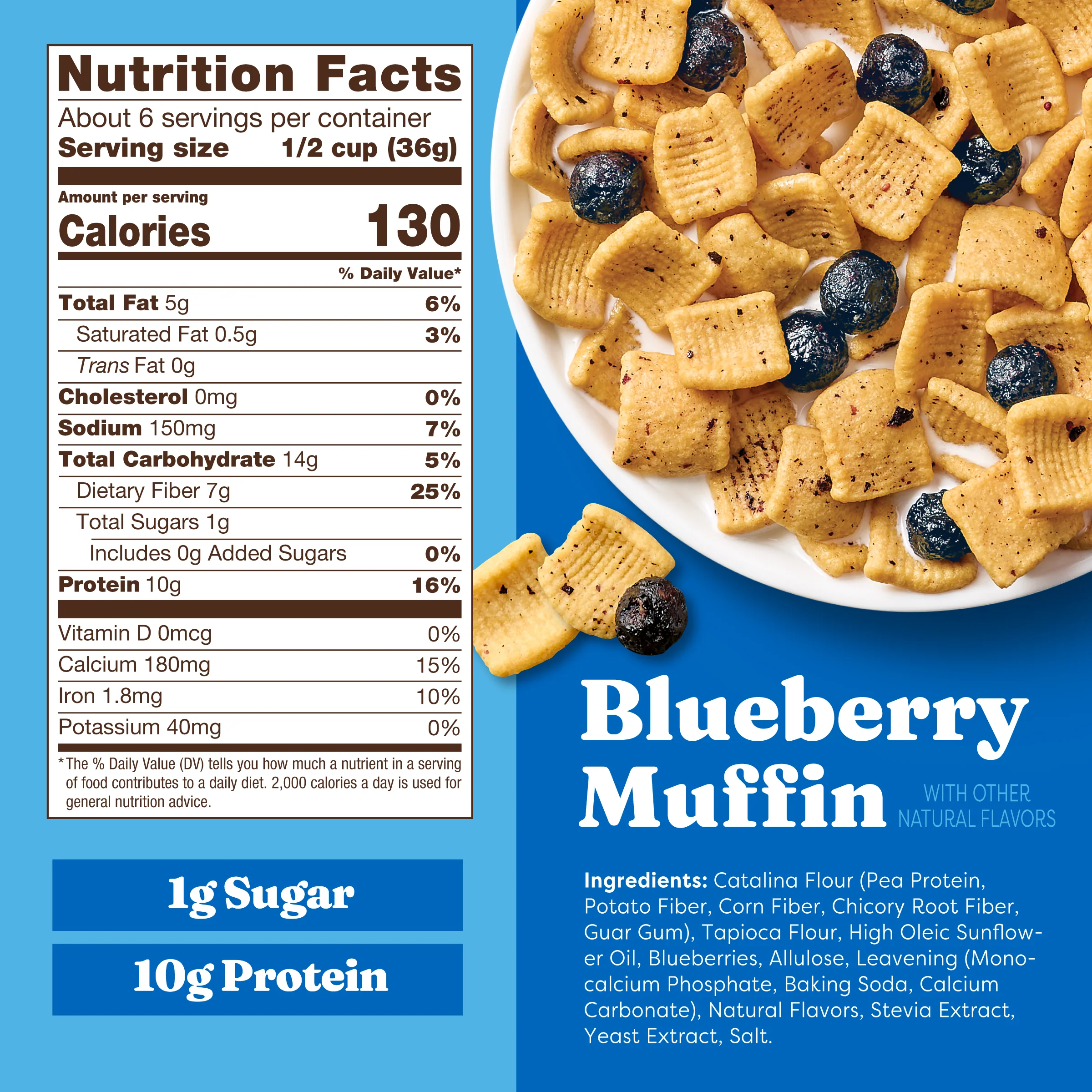 Blueberry Muffin with Blueberries Cereal - Image 6